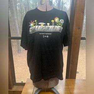 UNIQLO BILLIE EILISH X TAKASHI MURAKAMI BLACK TEE Size L graphic tee band tee